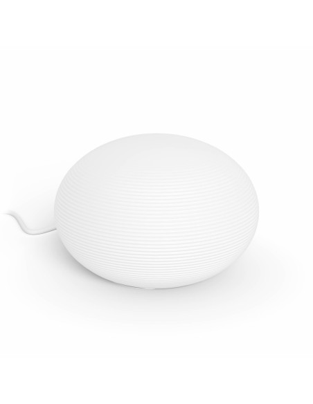 Philips Hue White and Color ambiance Flourish Lampada Smart da Tavolo Bianco in Vetro