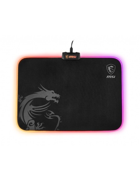 MSI AGILITY GD60 tappetino per mouse Tappetino per mouse per gioco da computer Nero, Grigio