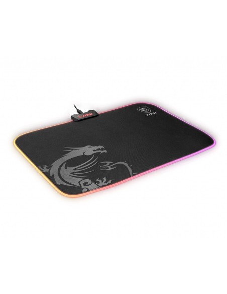MSI AGILITY GD60 tappetino per mouse Tappetino per mouse per gioco da computer Nero, Grigio