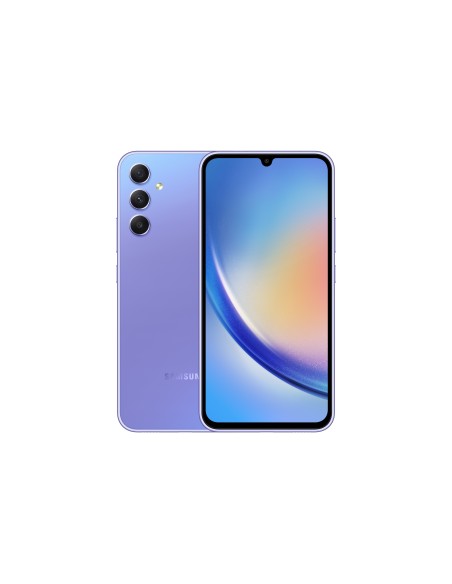 Samsung Galaxy A34 5G Display FHD+ Super AMOLED 6.6”, Android 13, 8GB RAM, 256GB, Doppia SIM, Batteria 5.000 mAh, Awesome Violet