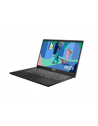 MSI Modern 15 B12M-094IT i7-1255U Computer portatile 39,6 cm (15.6") Full HD Intel® Core™ i7 16 GB DDR4-SDRAM 512 GB SSD Wi-Fi