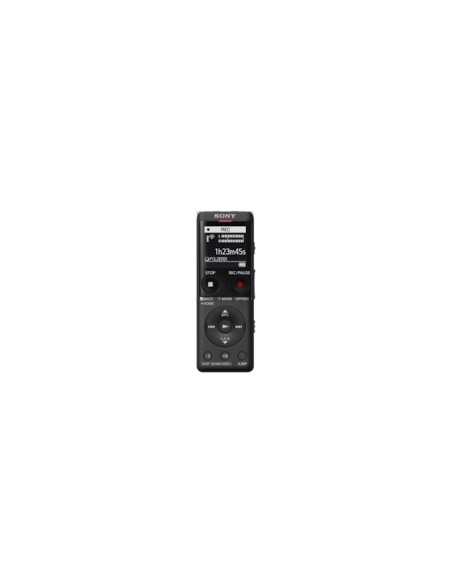 Sony ICD-UX570 Memoria interna e scheda di memoria Nero