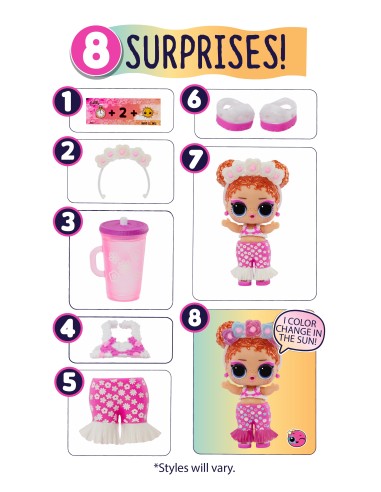 L.O.L. Surprise! Sunshine Makeover Doll Asst