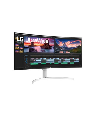 LG 38WN95CP-W 96,5 cm (38") 3840 x 1600 Pixel Quad HD+ QLED Bianco