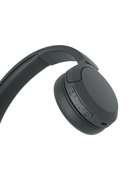 Sony Cuffie Bluetooth wireless WH-CH520 - Durata della batteria fino a 50 ore con ricarica rapida, stile on-ear - Nero
