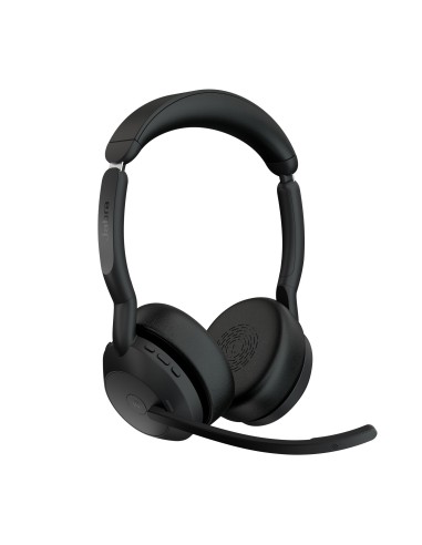 Jabra Evolve2 55 Auricolare Con cavo e senza cavo A Padiglione Ufficio Bluetooth Base di ricarica Nero