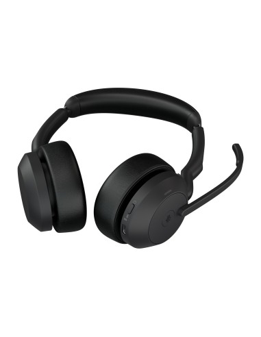 Jabra Evolve2 55 Auricolare Con cavo e senza cavo A Padiglione Ufficio Bluetooth Base di ricarica Nero