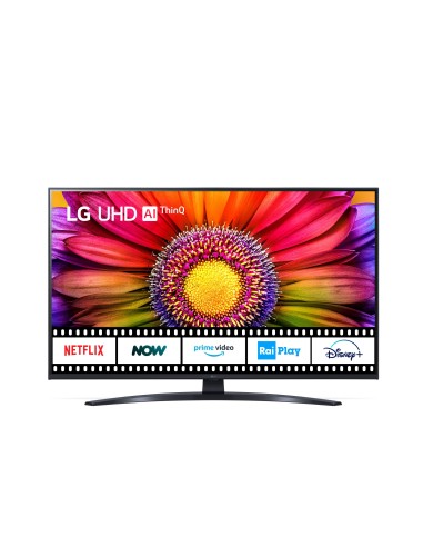 LG UHD 43'' Serie UR81 43UR81006LJ, TV 4K, 3 HDMI, SMART TV 2023