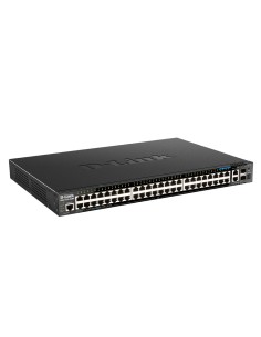 D-Link DGS-1520-52MP switch di rete Gestito L3 Gigabit Ethernet (10 100 1000) Supporto Power over Ethernet (PoE) 1U Nero