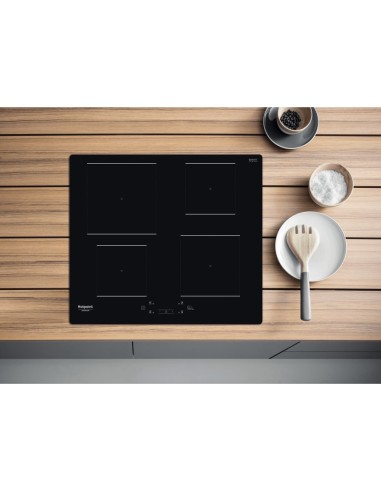 Hotpoint HQ 5660S NE Nero Da incasso 59 cm Piano cottura a induzione 4 Fornello(i)