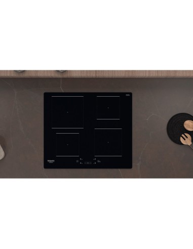 Hotpoint HQ 5660S NE Nero Da incasso 59 cm Piano cottura a induzione 4 Fornello(i)