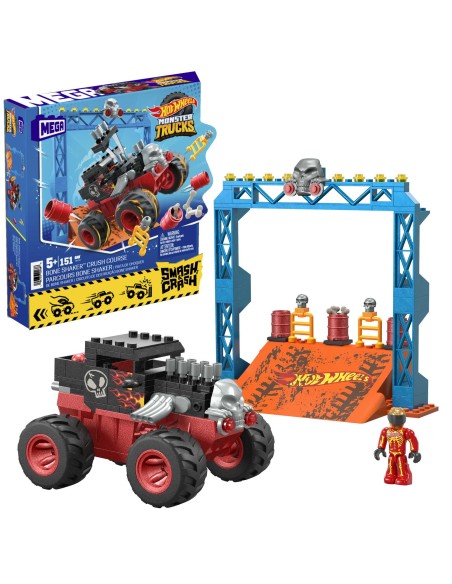 MEGA Hot Wheels Smash n Crash Bone Shaker Crush Course