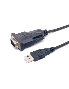 Equip 133391 cavo seriale Nero 1,5 m USB tipo A DB-9
