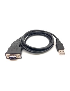 Equip 133391 cavo seriale Nero 1,5 m USB tipo A DB-9 2
