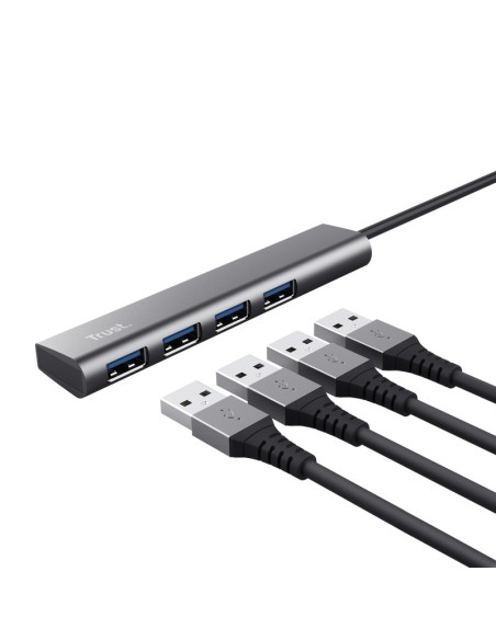 Trust Halyx USB 3.2 Gen 1 (3.1 Gen 1) Type-A 5 Mbit s Grigio