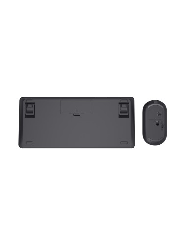 Trust Lyra tastiera Mouse incluso RF senza fili + Bluetooth QWERTY Italiano Nero