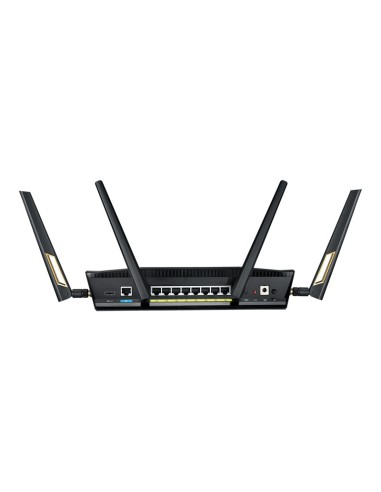 ASUS RT-AX88U router wireless Gigabit Ethernet Dual-band (2.4 GHz 5 GHz) 4G Nero