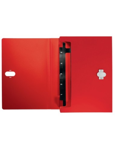 Leitz 46240025 raccoglitore 250 fogli Rosso Polipropilene (PP)