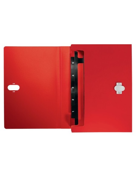 Leitz 46240025 raccoglitore 250 fogli Rosso Polipropilene (PP)