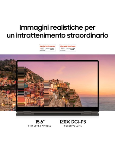 Samsung Galaxy Book3 360 15.6" Laptop i7 16GB 512GB Windows 11 Pro Graphite