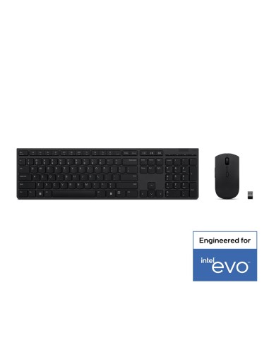 Lenovo 4X31K03951 tastiera Mouse incluso RF senza fili + Bluetooth Italiano Nero