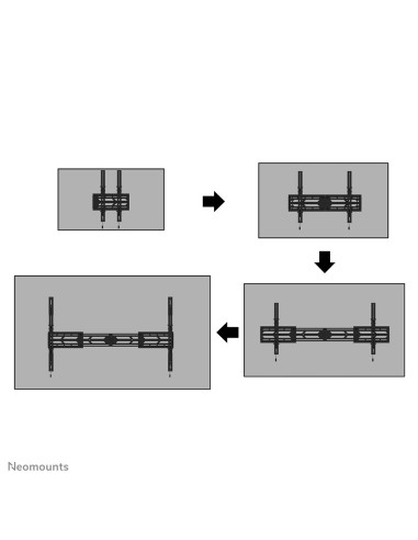 Neomounts by Newstar Select support a parete per TV per impieghi gravosi