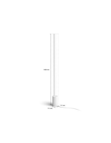 Philips Hue 915005987101 illuminazione da pavimento 29 W LED Bianco