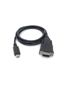 Equip 133392 cavo seriale Nero 1,5 m USB tipo-C DB-9 2