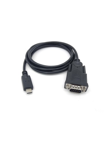 Equip 133392 cavo seriale Nero 1,5 m USB tipo-C DB-9
