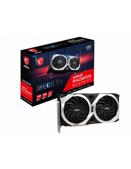 MSI Radeon RX 6750 XT MECH 2X 12G OC AMD 12 GB GDDR6