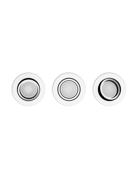 Philips Hue White and Color ambiance Centura Faretto Smart ad incasso rotondo Bianco 3 pack