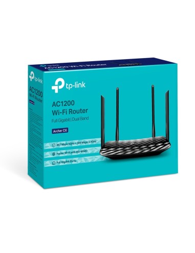 TP-Link Archer C6 router wireless Fast Ethernet Dual-band (2.4 GHz 5 GHz) 4G Bianco