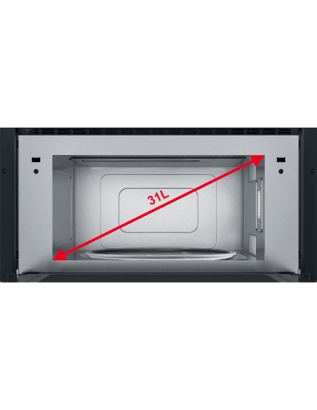 Whirlpool AMW 730 IX Da incasso Microonde con grill 31 L 1000 W Acciaio inossidabile