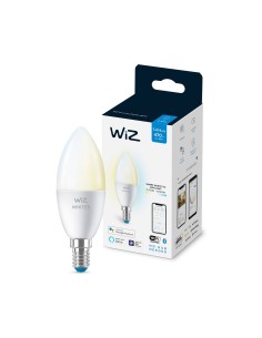 WiZ Lampadina Smart Dimmerabile Luce Bianca da Calda a Fredda Attacco E14 40W Candela 2