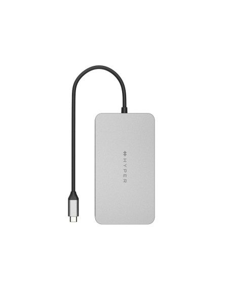 Targus DUEL HDMI 10-IN1 USB 3.2 Gen 1 (3.1 Gen 1) Type-C Acciaio inossidabile