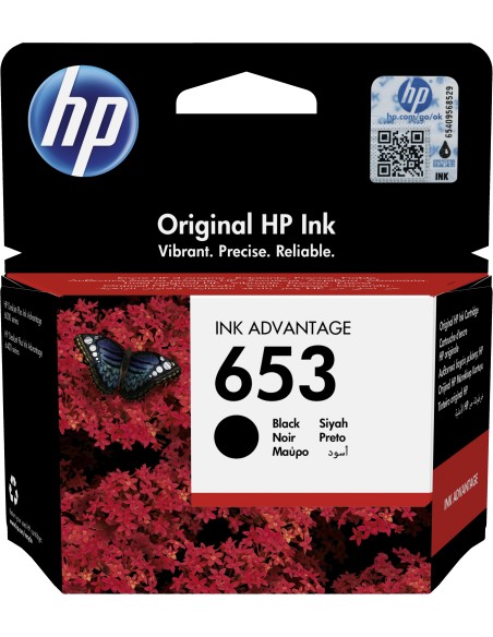 HP Cartuccia inchiostro nero originale Advantage 653