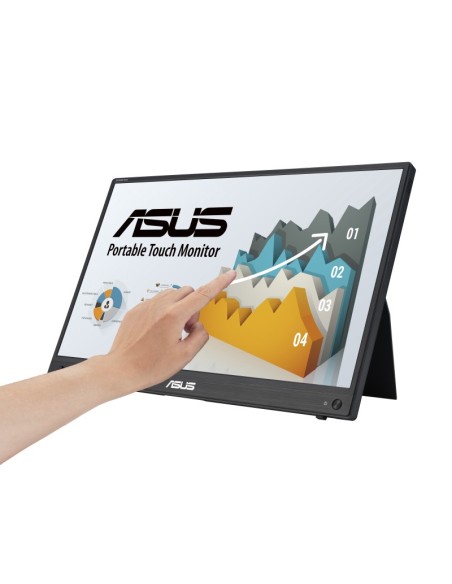 ASUS ZenScreen MB16AHT 39,6 cm (15.6") 1920 x 1080 Pixel Full HD Touch screen Nero