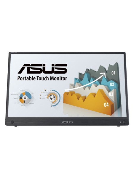 ASUS ZenScreen MB16AHT 39,6 cm (15.6") 1920 x 1080 Pixel Full HD Touch screen Nero