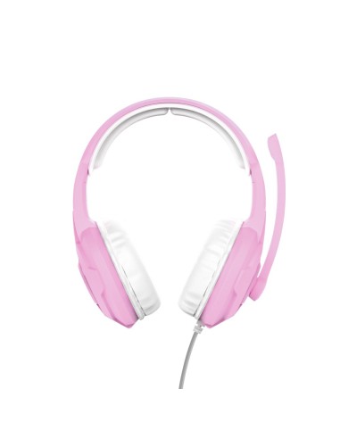 Trust GXT 411P Radius Auricolare Cablato A Padiglione Rosa, Bianco