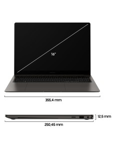 Samsung Galaxy Book3 Pro 16" Laptop i7 16GB 512GB Windows 11 Pro Graphite 2