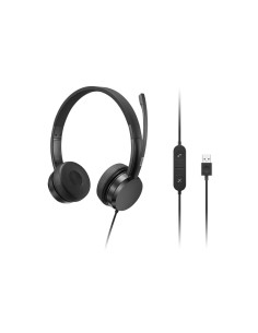 Lenovo 4XD1K18260 cuffia e auricolare Cablato A Padiglione Musica Giornaliera USB tipo A Nero