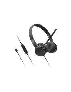 Lenovo 4XD1K18260 cuffia e auricolare Cablato A Padiglione Musica Giornaliera USB tipo A Nero 2
