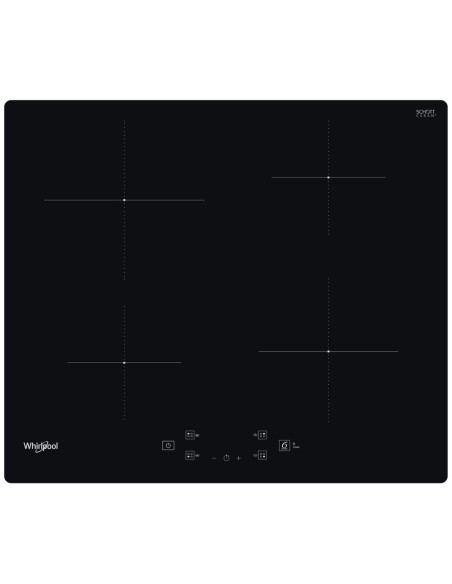 Whirlpool WS Q2160 NE Nero Da incasso 59 cm Piano cottura a induzione 4 Fornello(i)