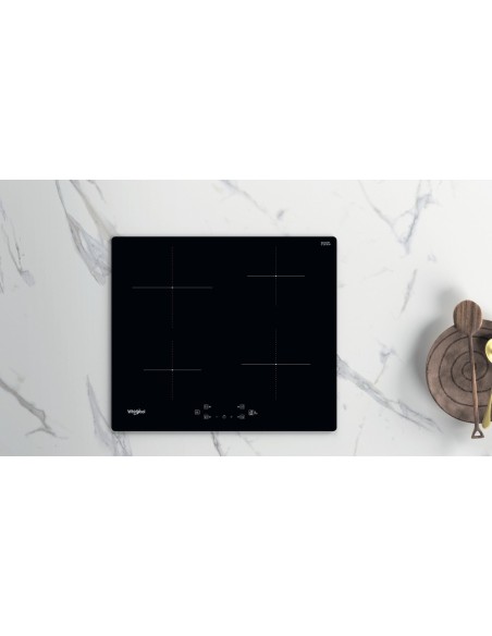 Whirlpool WS Q2160 NE Nero Da incasso 59 cm Piano cottura a induzione 4 Fornello(i)