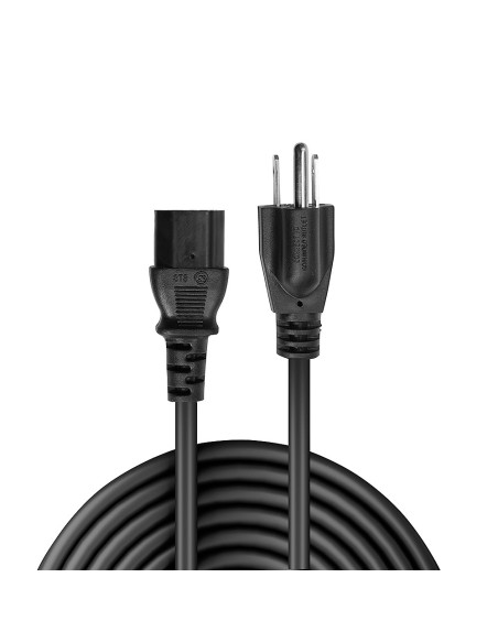 Lindy 30338 cavo di alimentazione Nero 2 m Accoppiatore C13