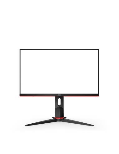 AOC G2 Q24G2A BK Monitor PC 60,5 cm (23.8") 2560 x 1440 Pixel Nero, Rosso