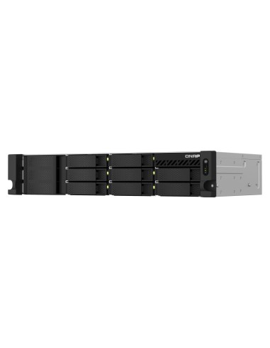 QNAP TS-864EU-RP-8G server NAS e di archiviazione Armadio (2U) Collegamento ethernet LAN Nero