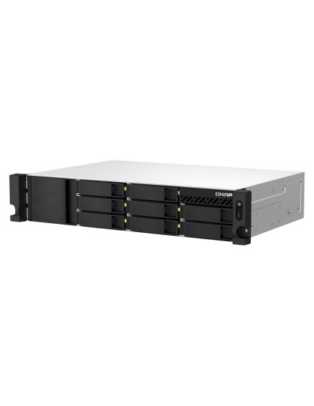 QNAP TS-864EU-RP-8G server NAS e di archiviazione Armadio (2U) Collegamento ethernet LAN Nero