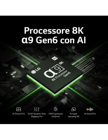 LG OLED 8K 88'' Serie Z3 OLED88Z39LA, TV 8K, 4 HDMI, SMART TV 2023