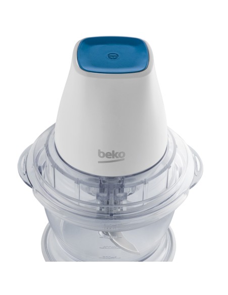 Beko CHP5550W tritaverdure elettrico 0,75 L 550 W Blu, Trasparente, Bianco